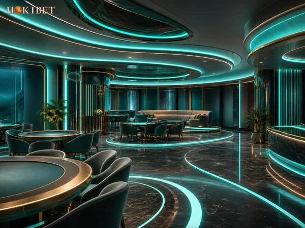 Tampilan permainan kartu dan live casino hokibet